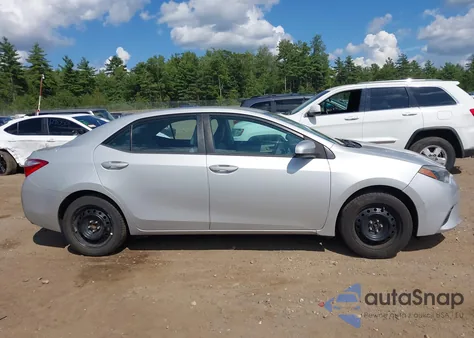 2016 Toyota Corolla Le из США, поврежденный, VIN 2T1BURHE8GC591826